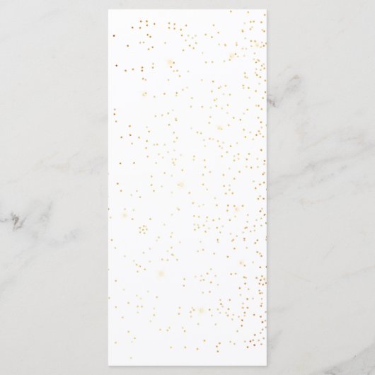 Rode Rozen Border Bruiloft Menu (Achterkant)