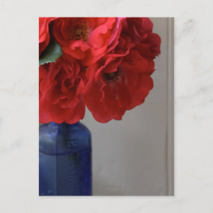 rode rozen briefkaart