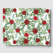 Rode Rozen Bruiloft Gastenboek (Achterkant)