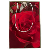 Rode Rozen cadeau tas Medium Cadeauzakje (Voorkant)