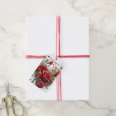  rode rozen cadeaulabel (Met Touw)