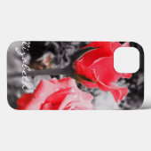 rode rozen Case-Mate iPhone case (Achterkant (horizontaal))