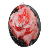 rode rozen dartbord (Voorkant Rechts)