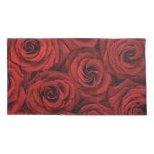 Rode Rozen Elegante Bloemen Koning Maat Kussensloop (Achterkant)