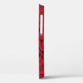 rode rozen elegantie Case-Mate iPhone case (Achterkant / Links)