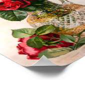  rode rozen en de adem van de Baby Poster (Hoek)