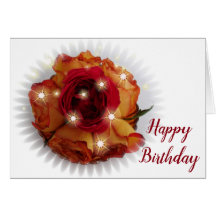 Rode rozen en Oranje en gele rozen