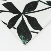 Rode rozen. fleece deken (Hoek)