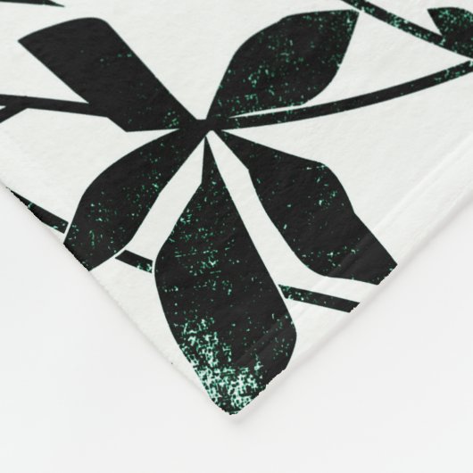 Rode rozen. fleece deken (Hoek)