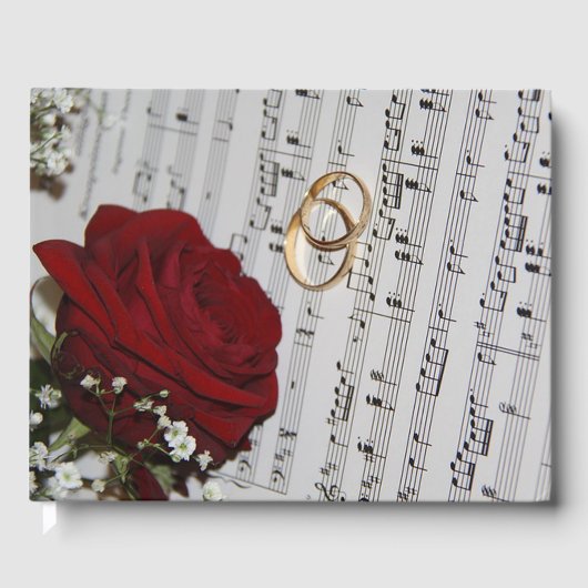 Rode rozen gastenboek (Voorkant)