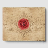  rode rozen gastenboek (Achterkant)