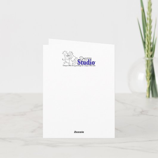 "Rode rozen" Hartelijk dank Bedankkaart (Achterkant)