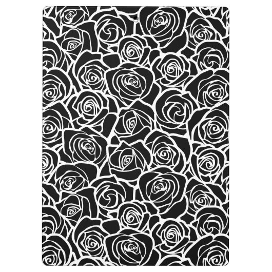 rode rozen klembord (Achterkant)