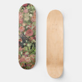 Rode rozen kunst skateboard (Voorkant)
