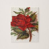 Rode rozen legpuzzel (Verticaal)