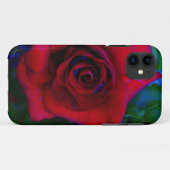 Rode rozen met blauwe tinten Case-Mate iPhone case (Achterkant (horizontaal))