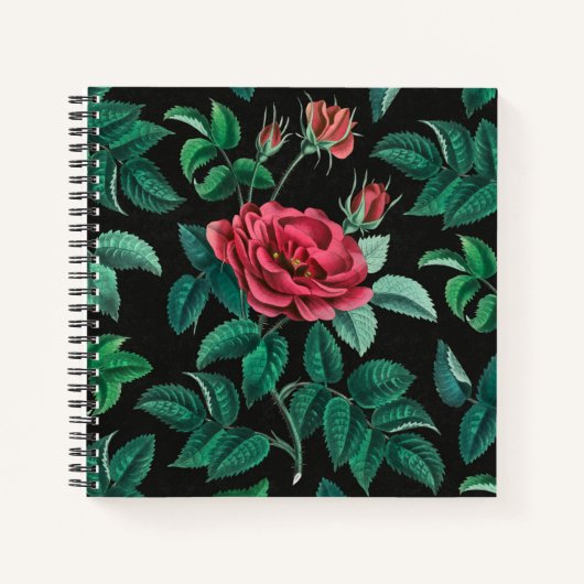 rode rozen notitieboek (Voorkant)
