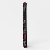 Rode rozen op zwart. Case-Mate iPhone case (Achterkant/links)