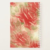 Rode rozen  platenplank planner (Achterkant)