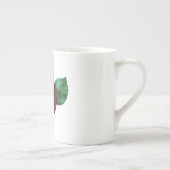 Rode rozen porselein kop (Rechts)