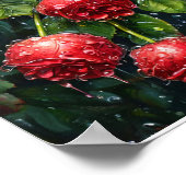 Rode rozen poster (Hoek)