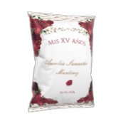 Rode Rozen Quinceañera Chip Bag Wrapper Flyer