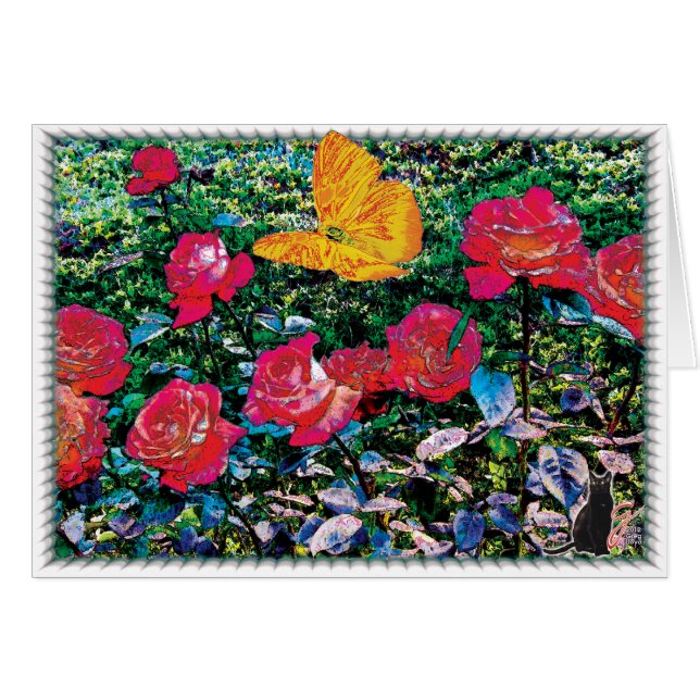 Rode rozen rozen (Voorkant Horizontaal)