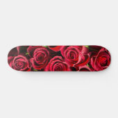 Rode rozen skateboard (Horizontaal)