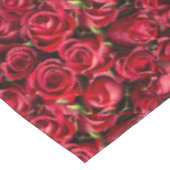 Rode rozen tafelkleed (Gekanteld)