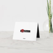 Rode rozen tafelstoelen bedankkaart (Achterkant)