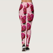 rode rozen Thunder_Cove roze Leggings (Achterkant)