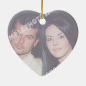  Rode Rozen Trouwen Save the Date ornament (Achterkant)