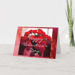 Rode rozen Valentijn III Feestdagen Kaart