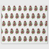 rode rozen Verpakkingspapier Cadeaupapier (Vlak)