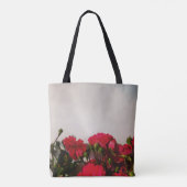 Rode rozen verse knoppen die de heldere bloemen bl draagtas (Achterkant)