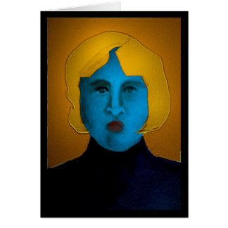 Rode rozen voor een blauwe dame?