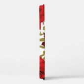 Rode Rozen Witte Goud Cheetah Luipaard Dierprint Case-Mate iPhone Case (Achterkant / Rechts)