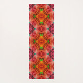 Rode rozenbloem Abstracte Natuur noodlijdend Yogamat (Achterkant)