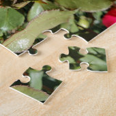 Rode rozenbloem puzzel (Zijkant)