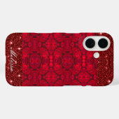 Rode rozenbloesems met dauwdruppels - custom Case-Mate iPhone case (Achterkant (horizontaal))