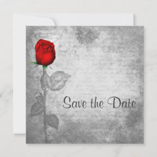 rode rozenweddenschap save the date