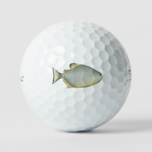 Rode Ruby Piranha Golfballen (Voorkant)