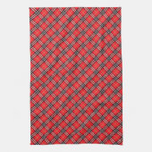 Rode ruit keukenhanddoek (Verticaal)