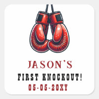 Rode Rumble Eerste Knockout Boksen Verjaardag