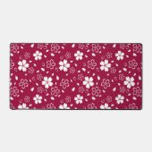 Rode Sakura Patroon Bureaumat (Voorkant)
