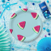 Rode sappige watermeloen patroon Papier Bord (Feest)