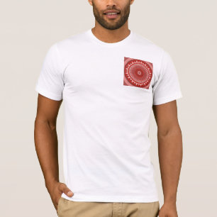 Rode schaduw t-shirt