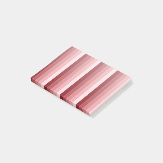 Rode schaduwstrepen post-it® notes (Schuin)