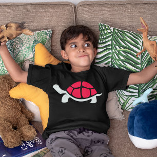 Rode schildpad t-shirt