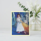 Rode schoenen briefkaart (Staand voorkant)